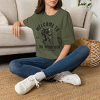 Welcome to the Mountain T-Shirt — Bigfoot/Sasquatch Graphic Tee (Est. 2021)