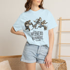 Funny Cartoon Animal Runner T-Shirt — Humorous Running Personality Tee