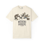 Funny Cartoon Animal Runner T-Shirt — Humorous Running Personality Tee