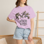 Funny Cartoon Animal Runner T-Shirt — Humorous Running Personality Tee