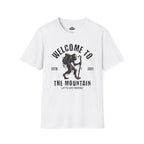 Welcome to the Mountain T-Shirt — Bigfoot/Sasquatch Graphic Tee (Est. 2021)