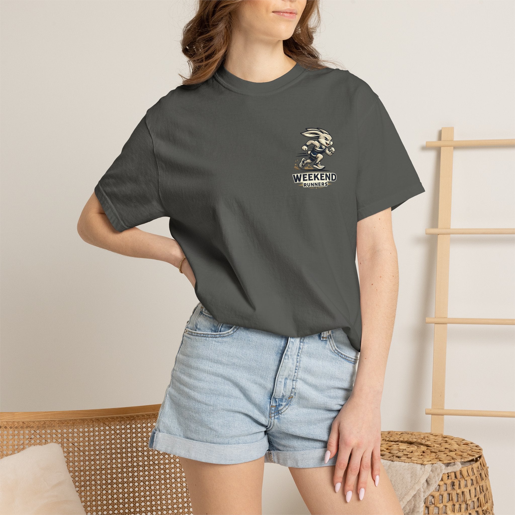 Weekend Vibes Rabbit T-Shirt — Retro Surf Bunny Graphic Tee