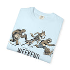 Funny Cartoon Animal Runner T-Shirt — Humorous Running Personality Tee