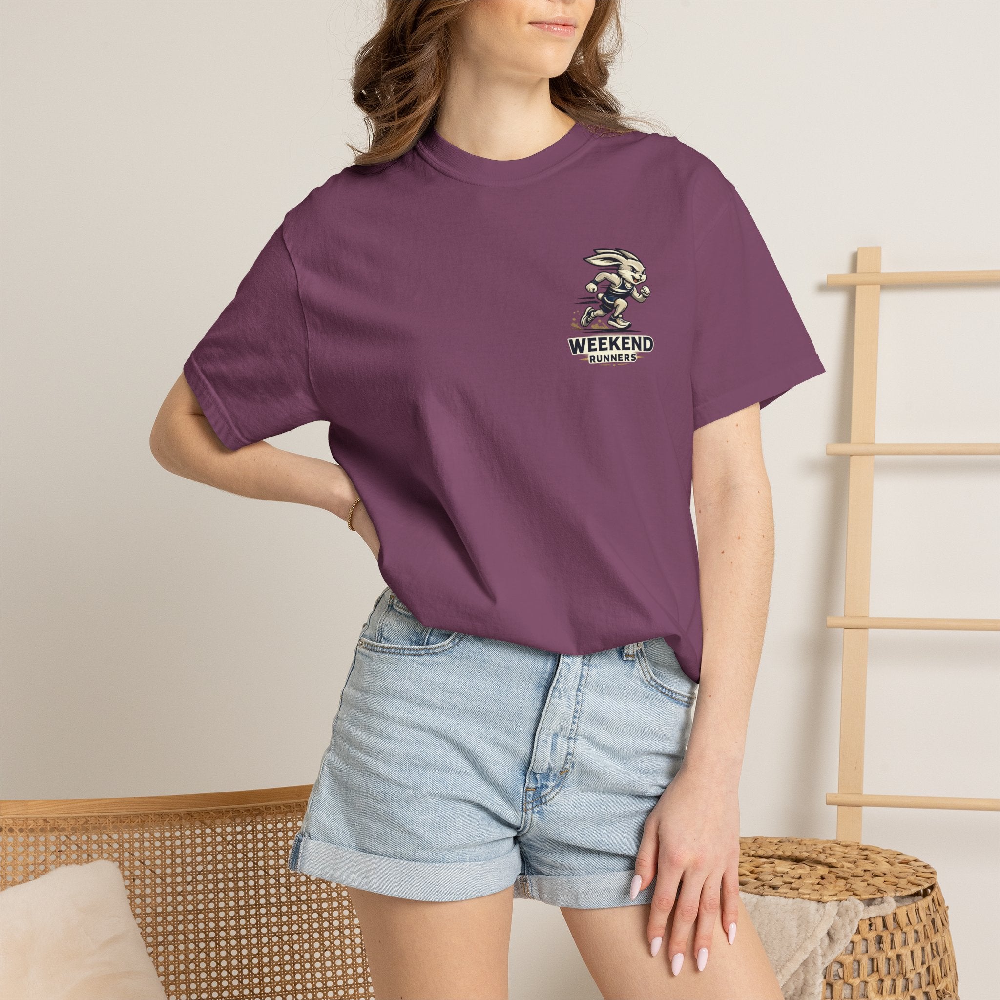 Weekend Vibes Rabbit T-Shirt — Retro Surf Bunny Graphic Tee