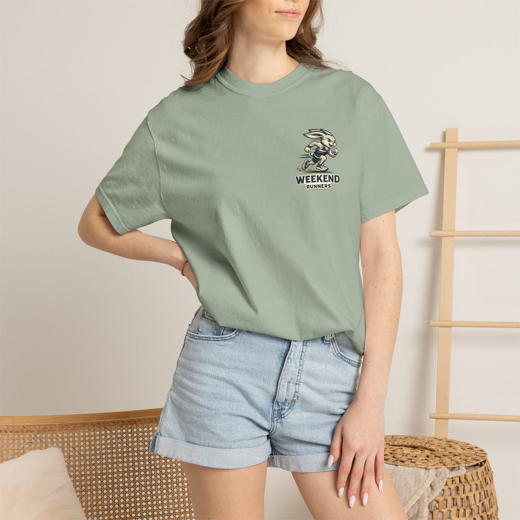 Weekend Vibes Rabbit T-Shirt — Retro Surf Bunny Graphic Tee