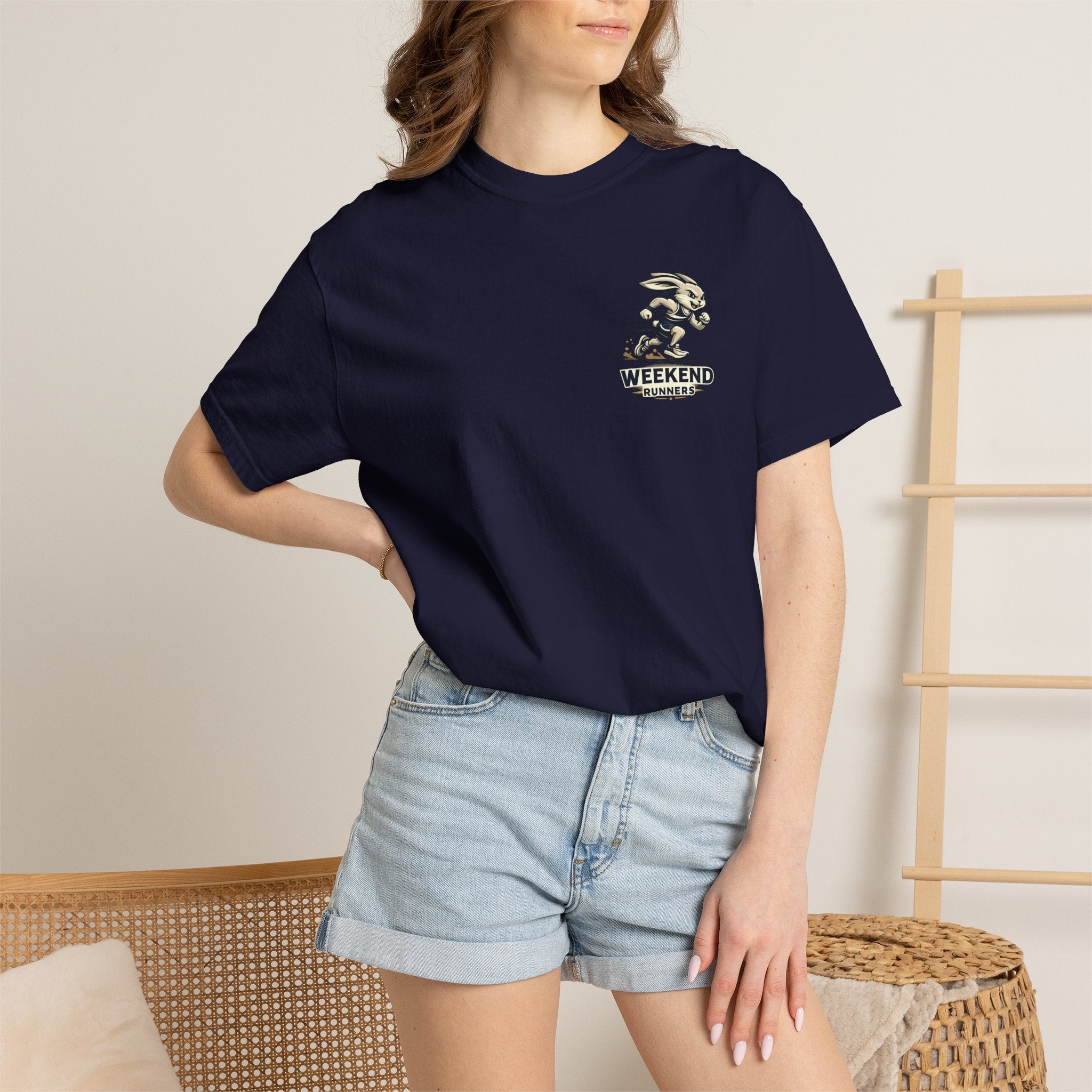 Weekend Vibes Rabbit T-Shirt — Retro Surf Bunny Graphic Tee