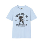 Welcome to the Mountain T-Shirt — Bigfoot/Sasquatch Graphic Tee (Est. 2021)