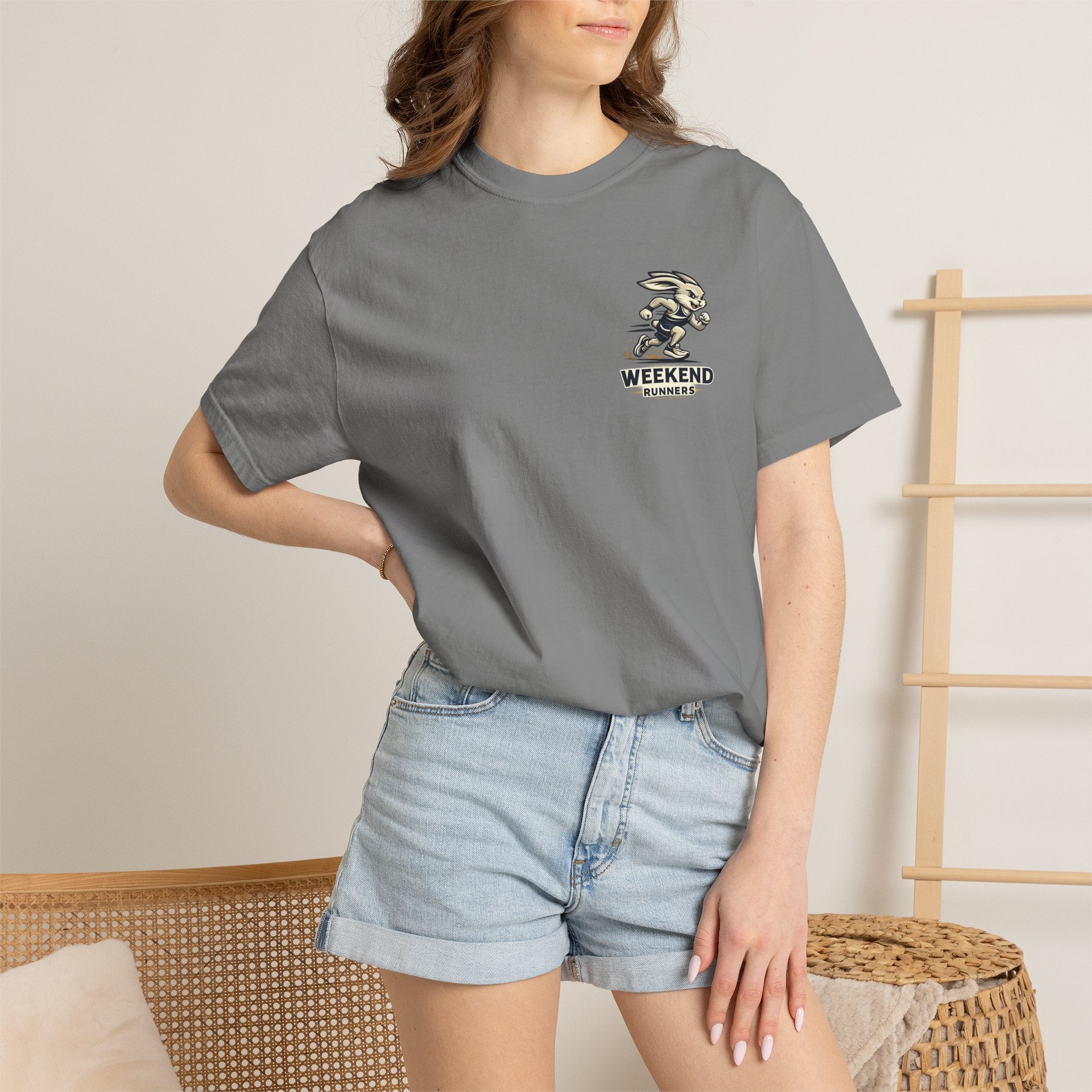 Weekend Vibes Rabbit T-Shirt — Retro Surf Bunny Graphic Tee