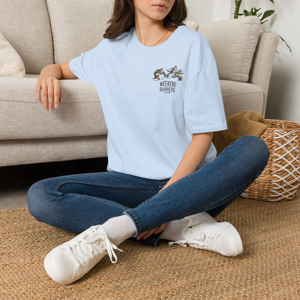 Weekend Runners Club T-Shirt — Cartoon Animals Running Styles