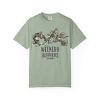 Funny Cartoon Animal Runner T-Shirt — Humorous Running Personality Tee
