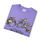 Funny Cartoon Animal Runner T-Shirt — Humorous Running Personality Tee