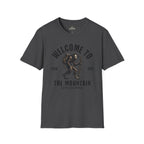 Welcome to the Mountain T-Shirt — Bigfoot/Sasquatch Graphic Tee (Est. 2021)