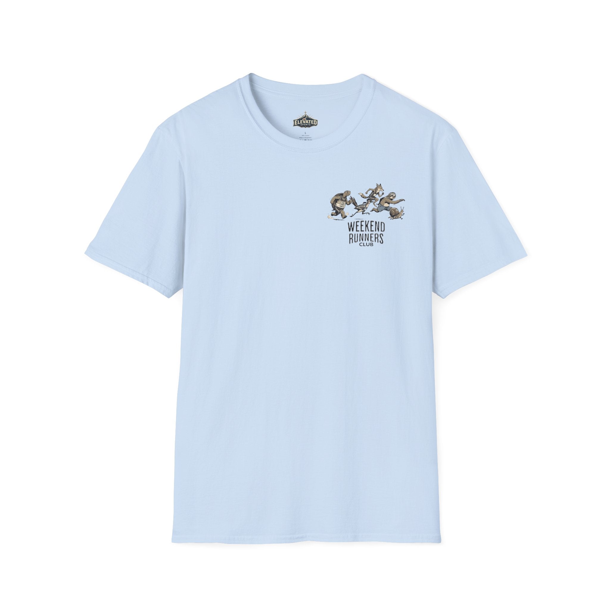 Weekend Runners Club T-Shirt — Cartoon Animals Running Styles