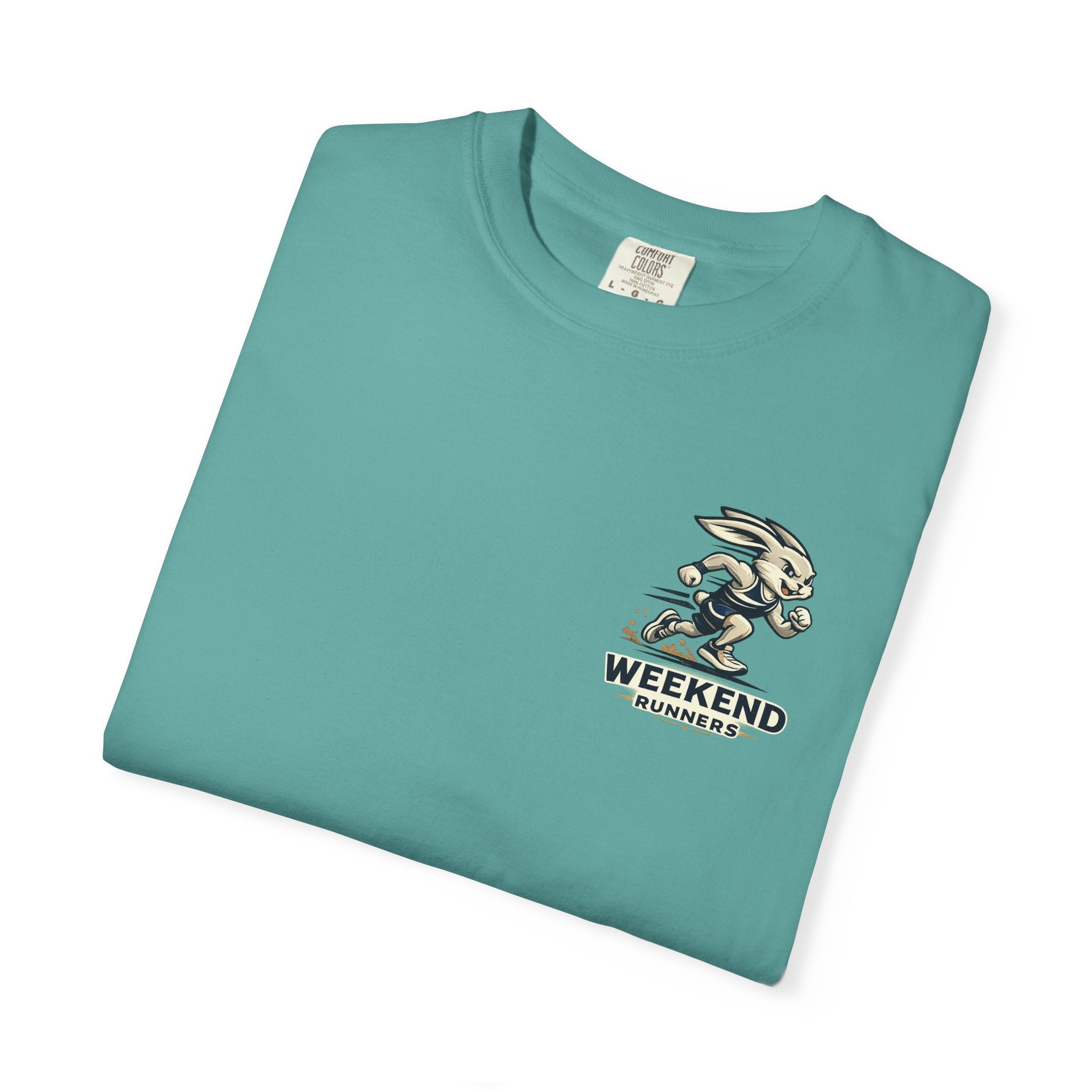Weekend Vibes Rabbit T-Shirt — Retro Surf Bunny Graphic Tee