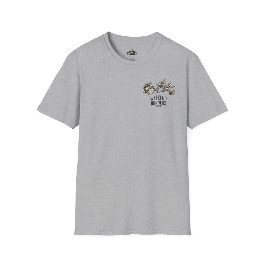Weekend Runners Club T-Shirt — Cartoon Animals Running Styles