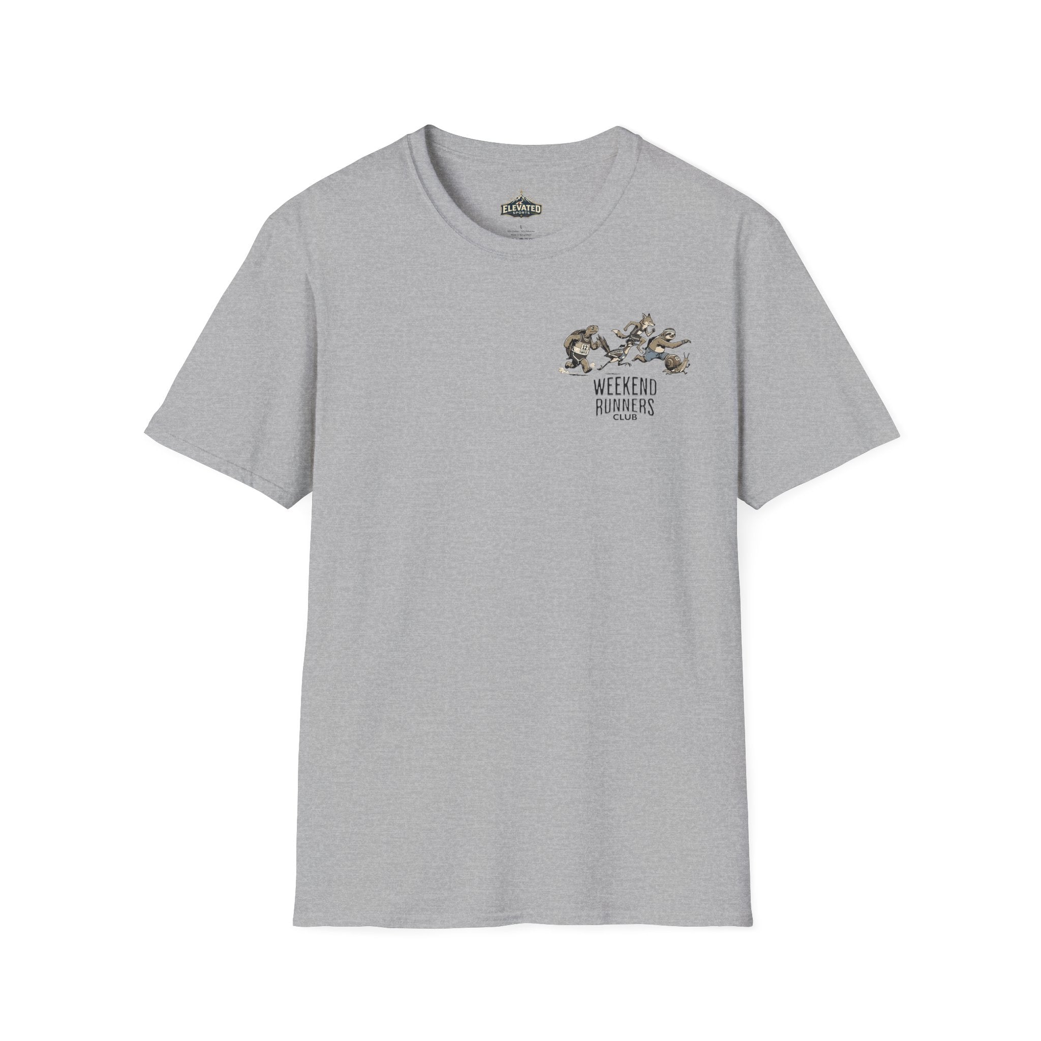 Weekend Runners Club T-Shirt — Cartoon Animals Running Styles