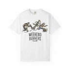 Funny Cartoon Animal Runner T-Shirt — Humorous Running Personality Tee