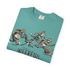 Funny Cartoon Animal Runner T-Shirt — Humorous Running Personality Tee