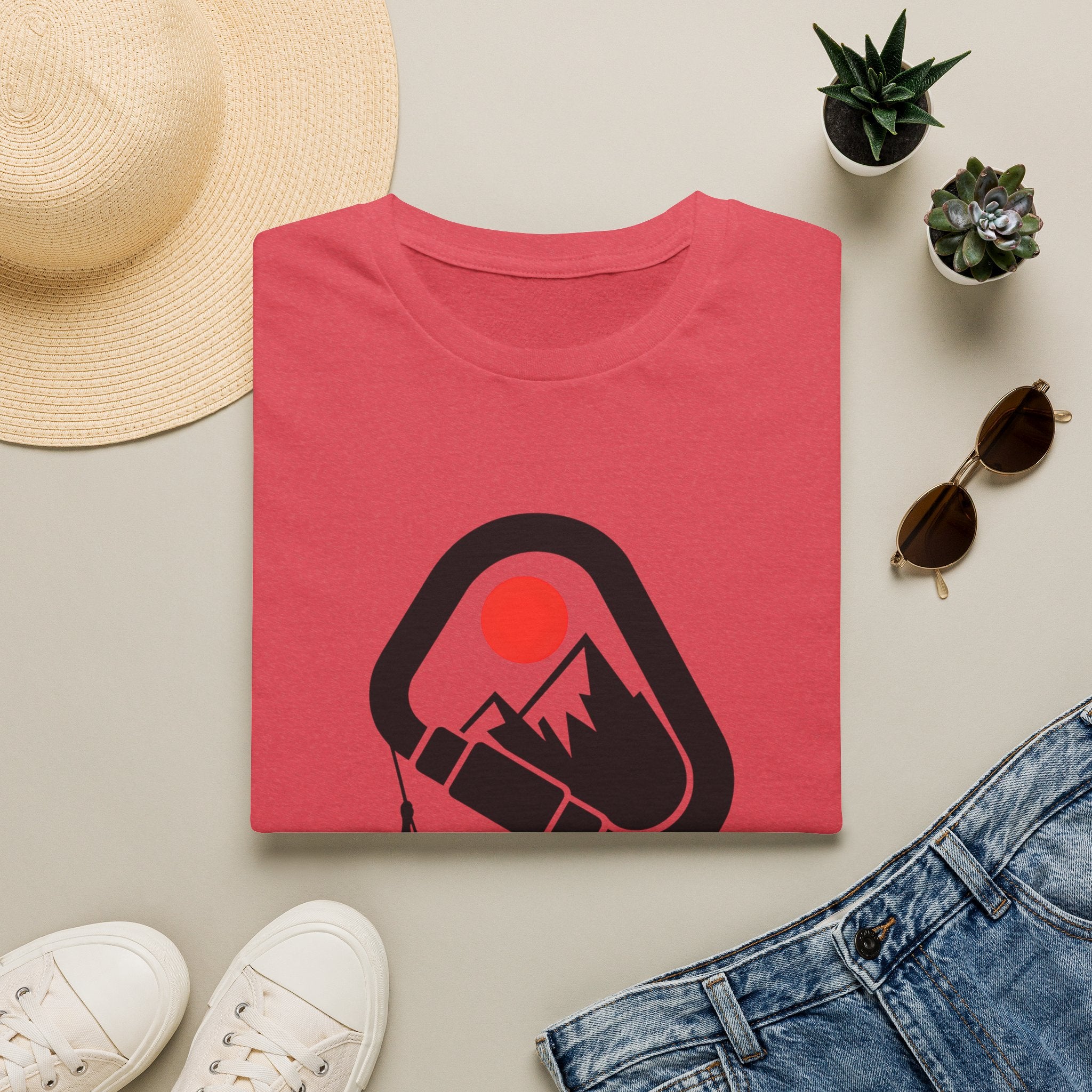 Carabiner Mountain T-Shirt | Hiking & Rock-Climbing Tee