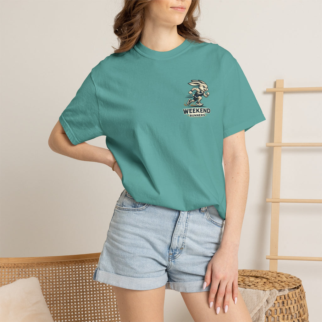 Weekend Vibes Rabbit T-Shirt — Retro Surf Bunny Graphic Tee