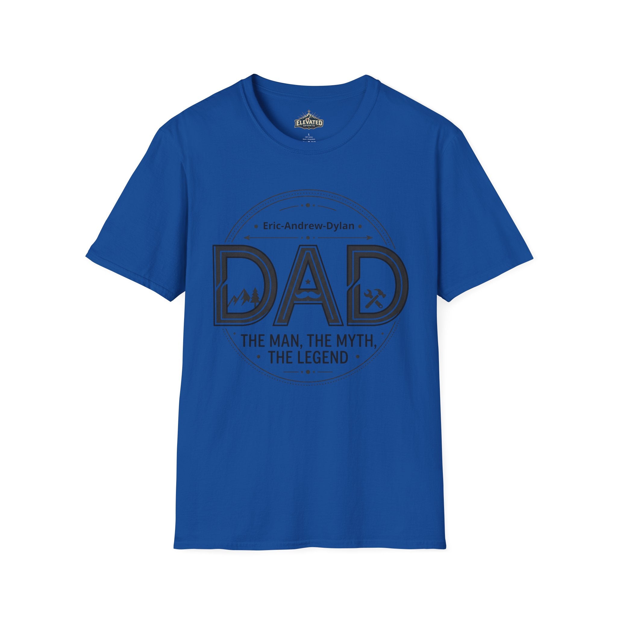 Father's Day Customizable T-Shirt — Add Kids' Names