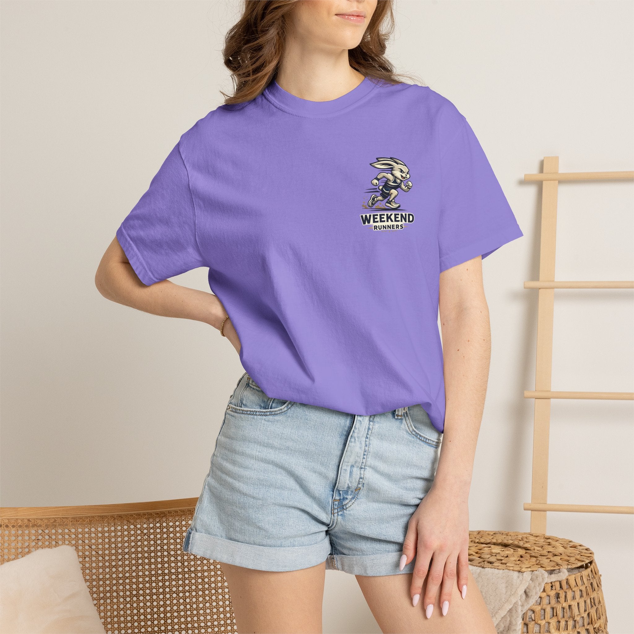 Weekend Vibes Rabbit T-Shirt — Retro Surf Bunny Graphic Tee