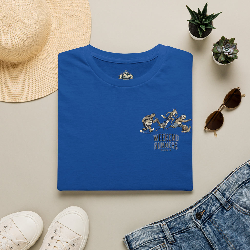 Weekend Runners Club T-Shirt — Cartoon Animals Running Styles