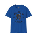 Welcome to the Mountain T-Shirt — Bigfoot/Sasquatch Graphic Tee (Est. 2021)