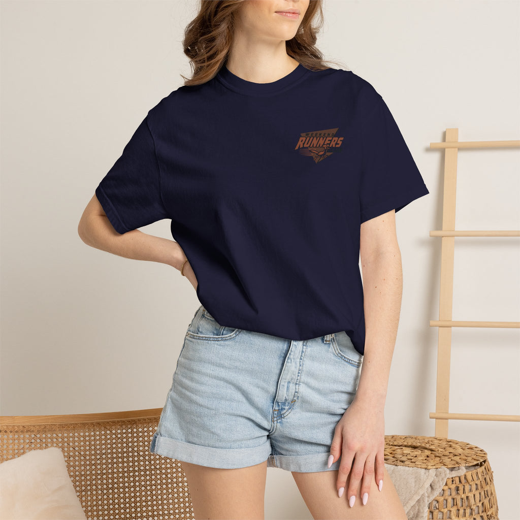 Retro Runner T-Shirt — Past, Present & Future Running Tee