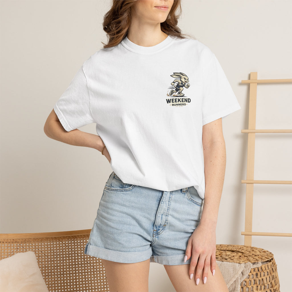 Weekend Vibes Rabbit T-Shirt — Retro Surf Bunny Graphic Tee