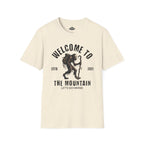 Welcome to the Mountain T-Shirt — Bigfoot/Sasquatch Graphic Tee (Est. 2021)