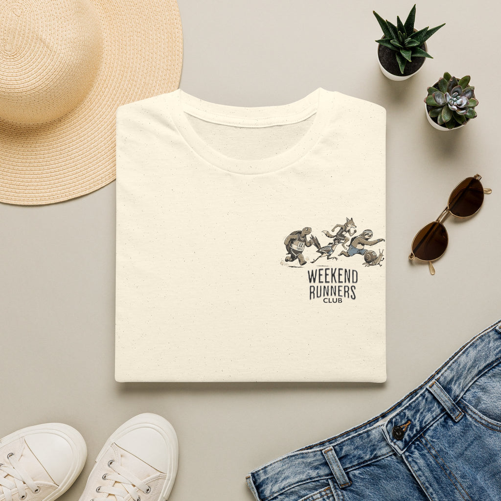 Weekend Runners Club T-Shirt — Cartoon Animals Running Styles
