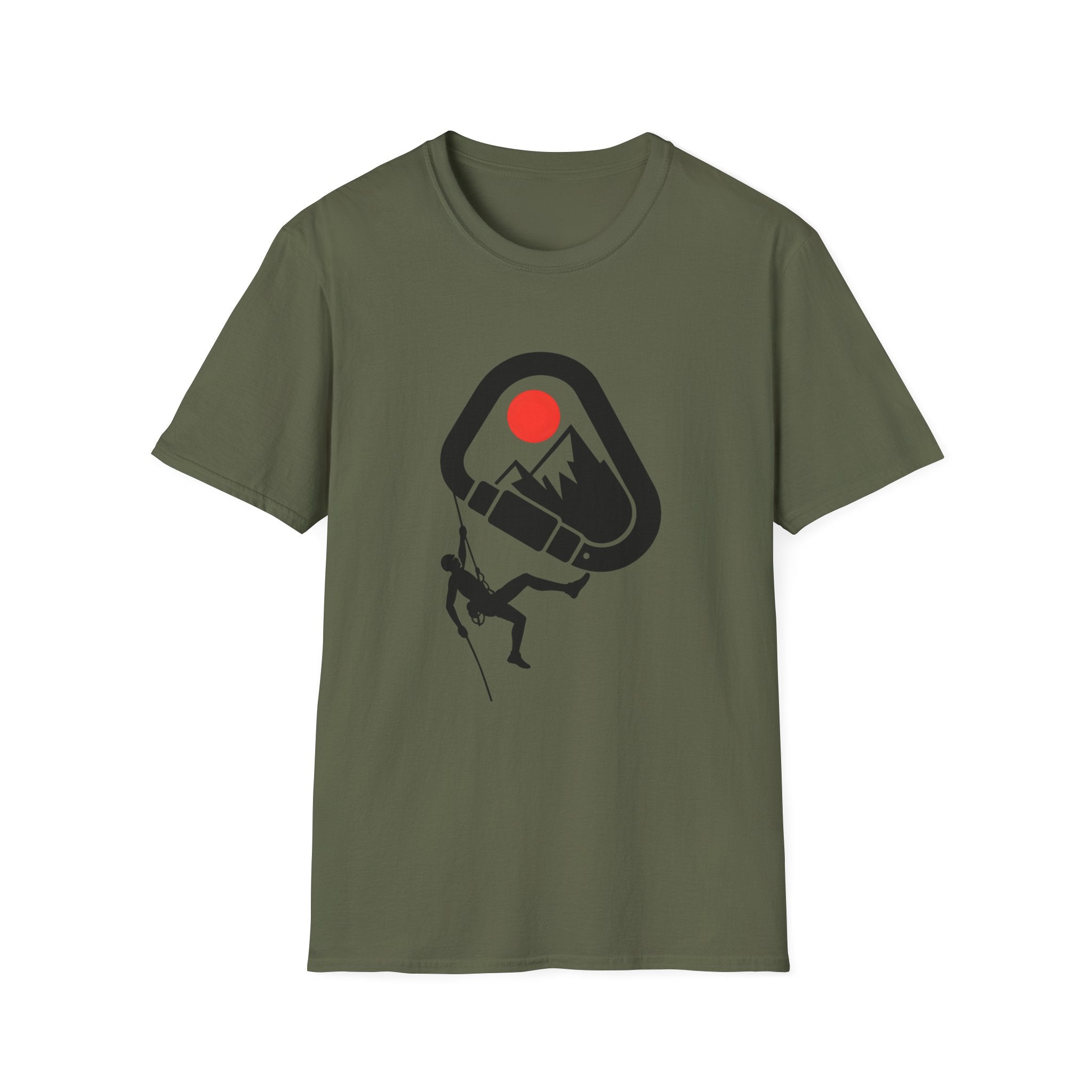 Carabiner Mountain T-Shirt | Hiking & Rock-Climbing Tee