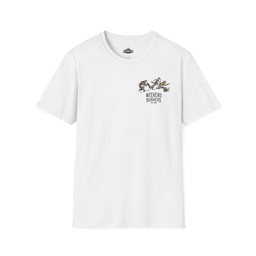 Weekend Runners Club T-Shirt — Cartoon Animals Running Styles