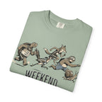 Funny Cartoon Animal Runner T-Shirt — Humorous Running Personality Tee
