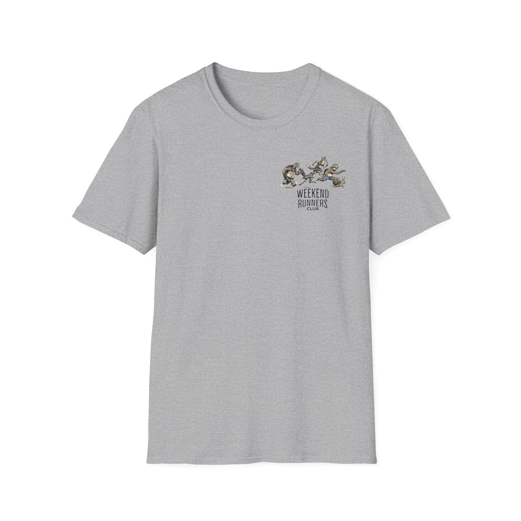 Weekend Runners Club T-Shirt — Cartoon Animals Running Styles