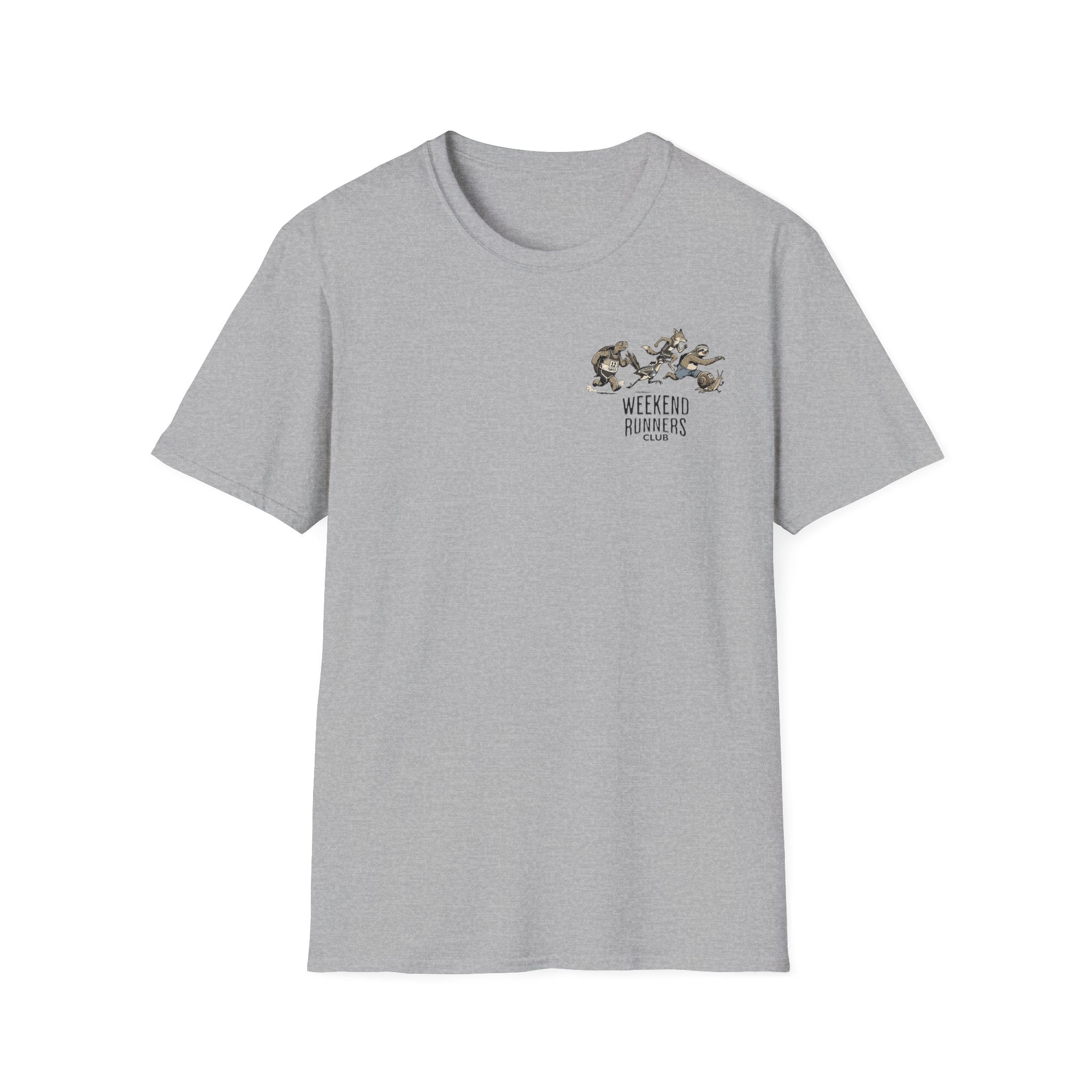 Weekend Runners Club T-Shirt — Cartoon Animals Running Styles